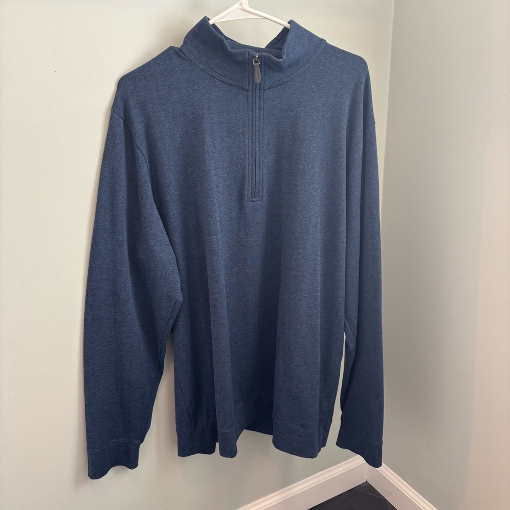 Vineyard Vines Men's Navy Zip-Up Sweater